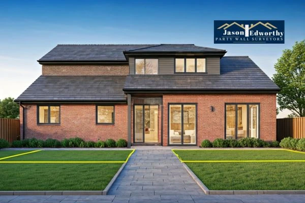 Home extension focusing on boundary line Dorchester