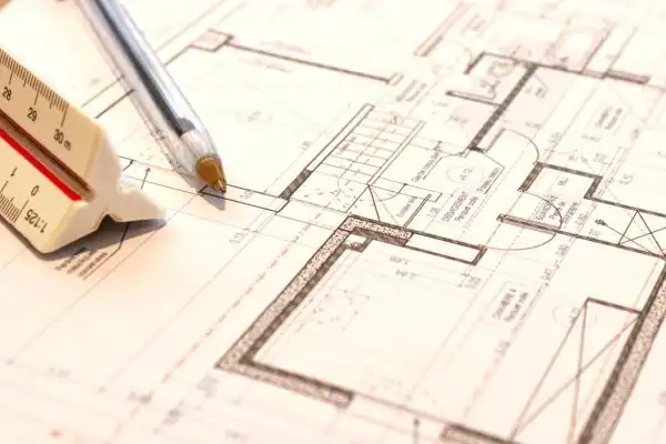 Image of architect Dorchester drawings